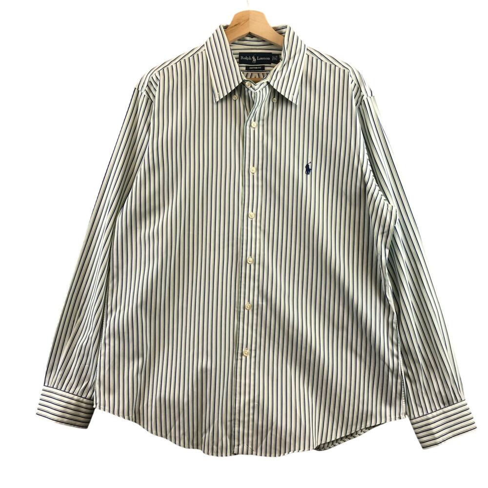 Polo Ralph Lauren Men's Button Up LS Shirt Size 16 1/2  Striped